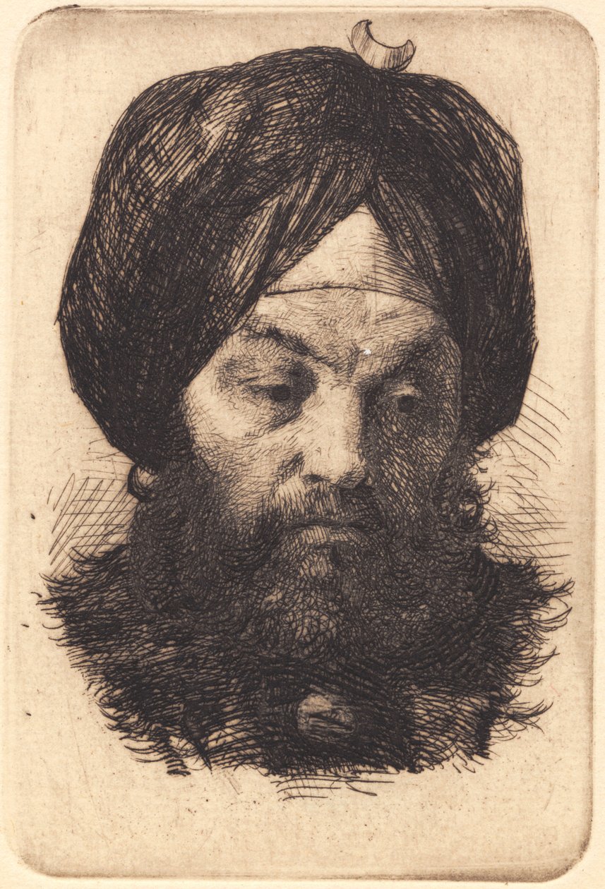 türbanlı adam by Frans Schwartz