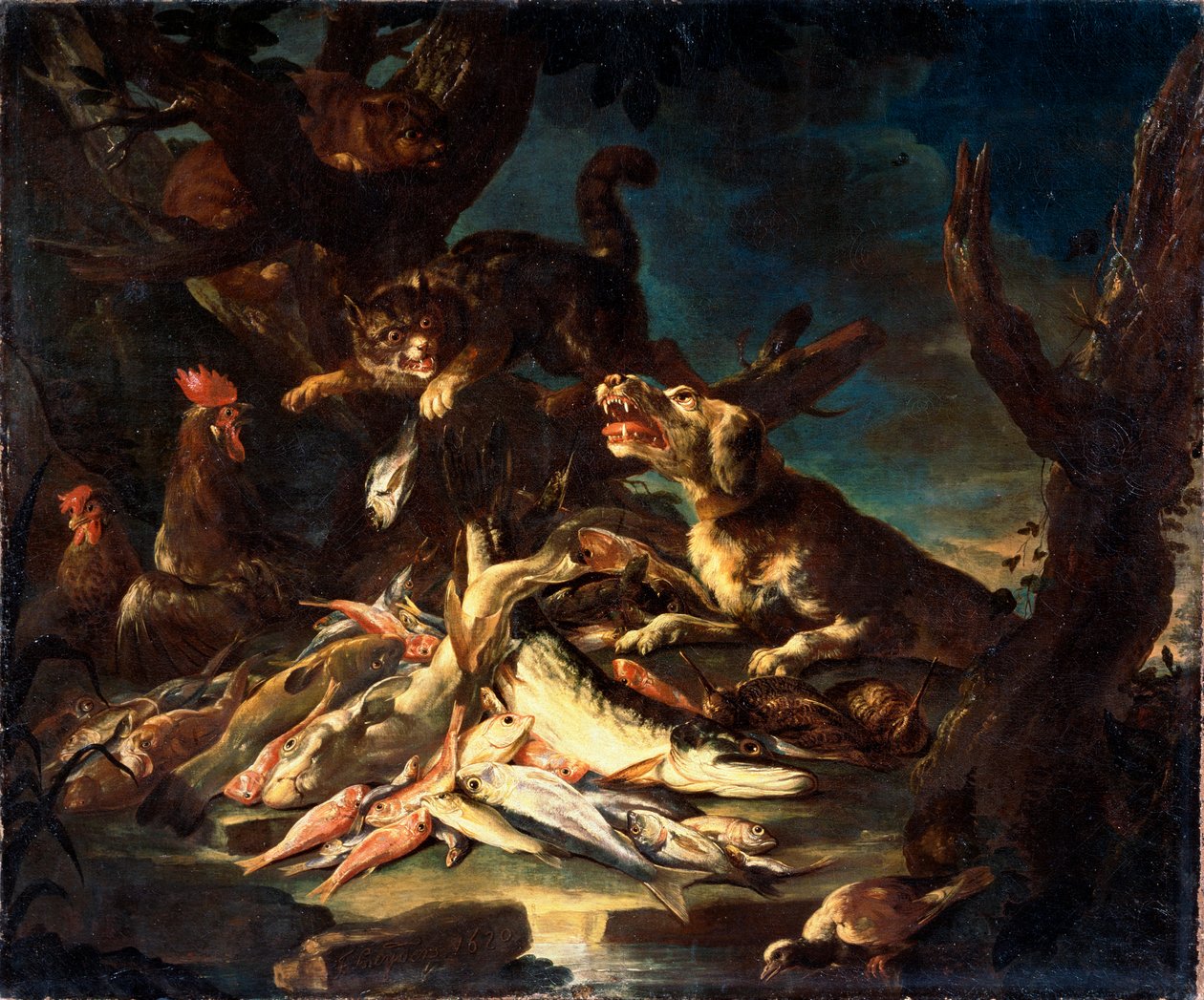 Balık, 1620. by Frans Snyders or Snijders