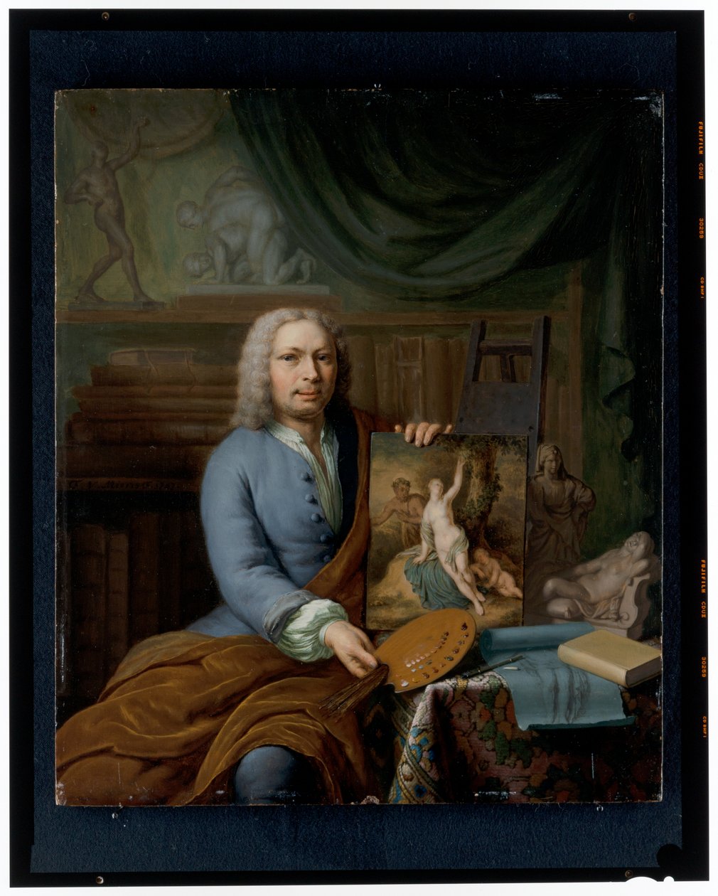 Otoportre by Frans van the Younger Mieris