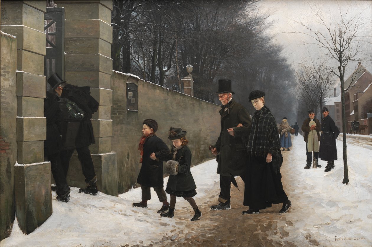 Bir cenaze by Frants Henningsen