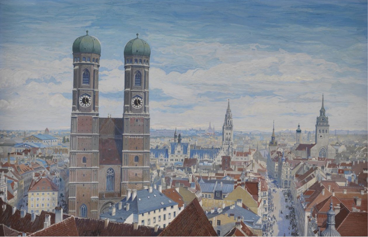 Münih üzerinden görünüm by Franz Alt