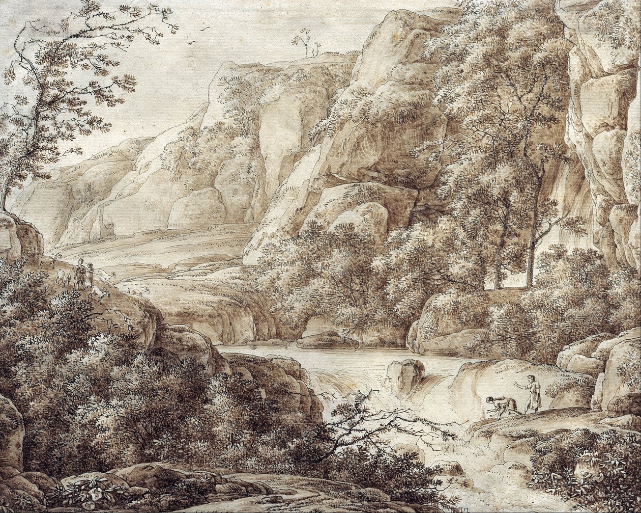 Dağlık Manzara by Franz Innocenz Kobell