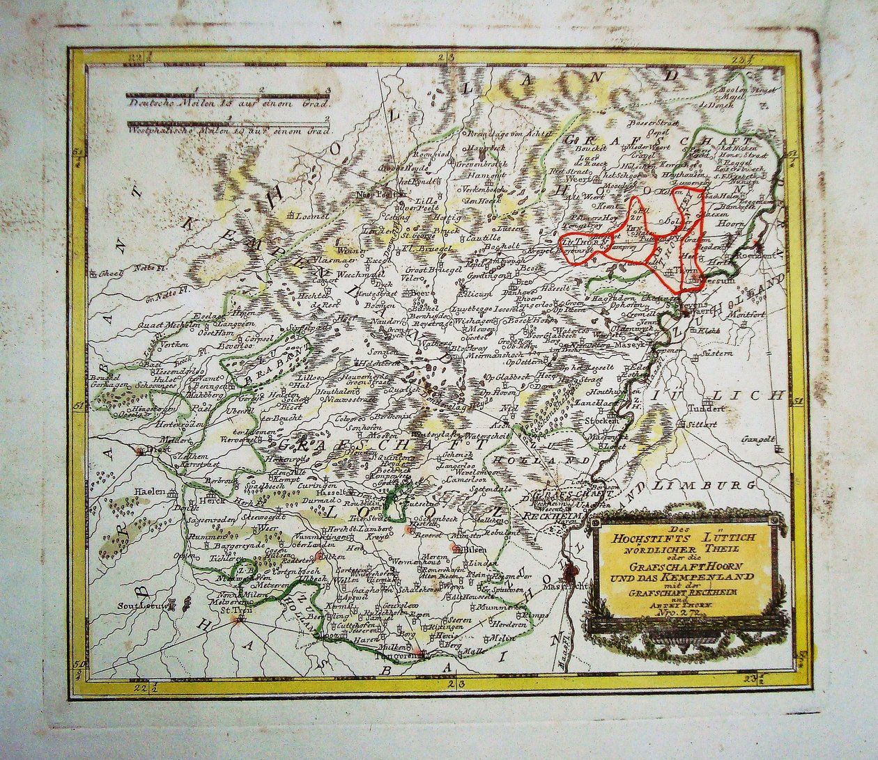 Kuzey Thei, Liège piskoposluğundan by Franz Johann Joseph von Reilly