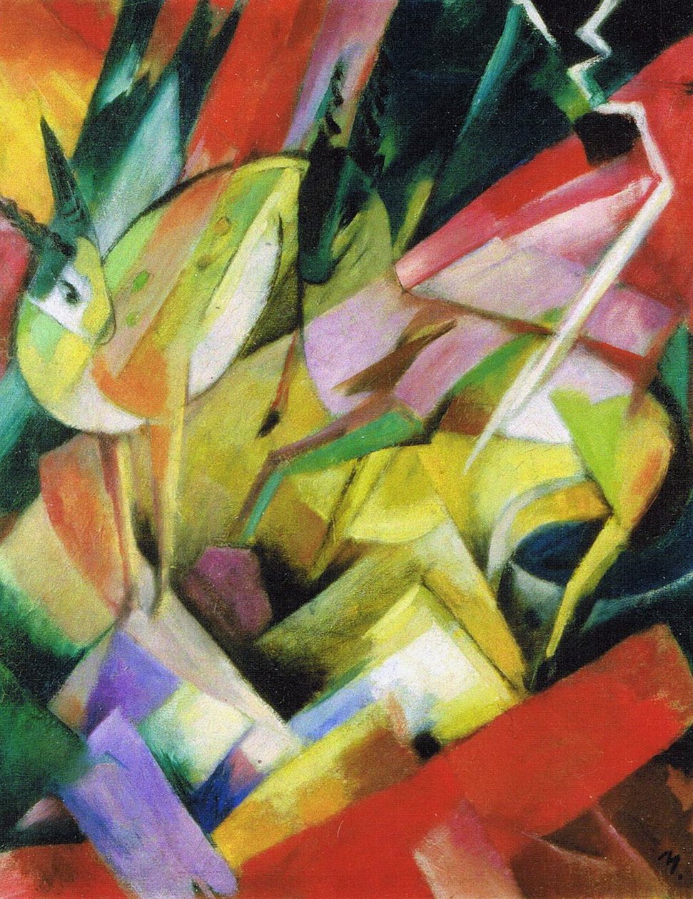 dağ görür by Franz Marc