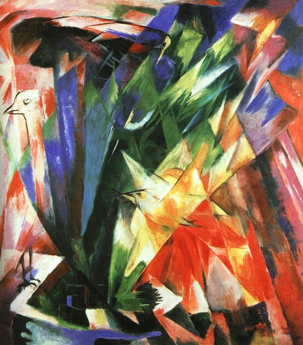 kuşlar by Franz Marc