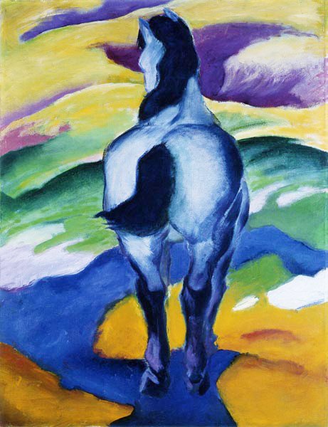 mavi at by Franz Marc