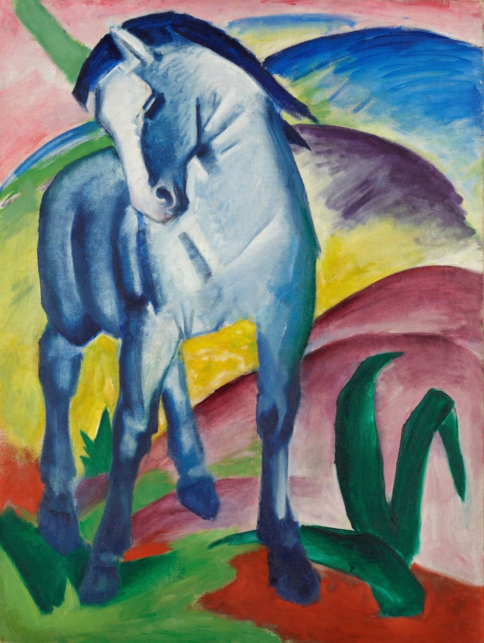 mavi at ben by Franz Marc