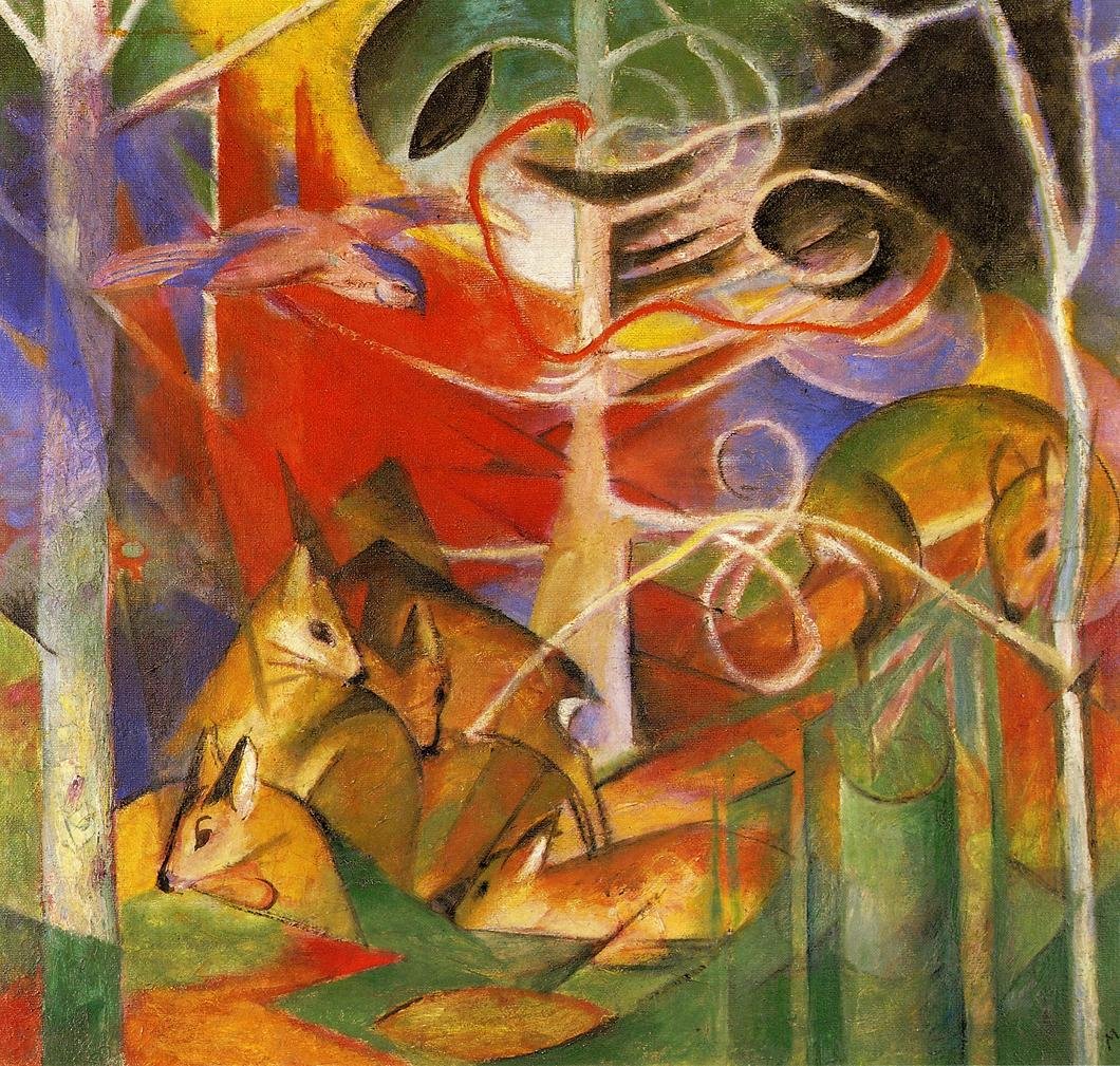 Ormandaki Geyik by Franz Marc