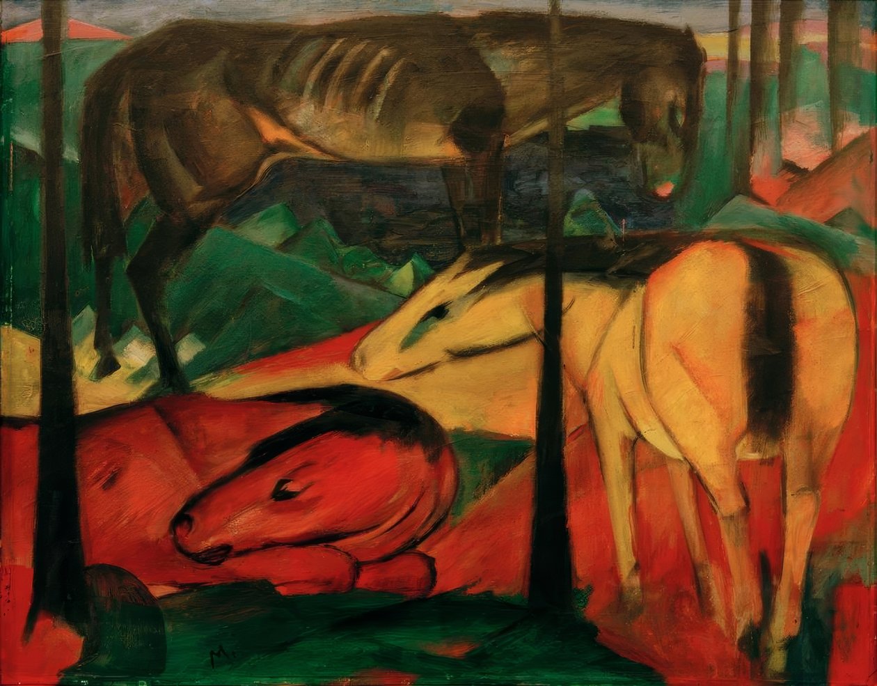 üç at by Franz Marc