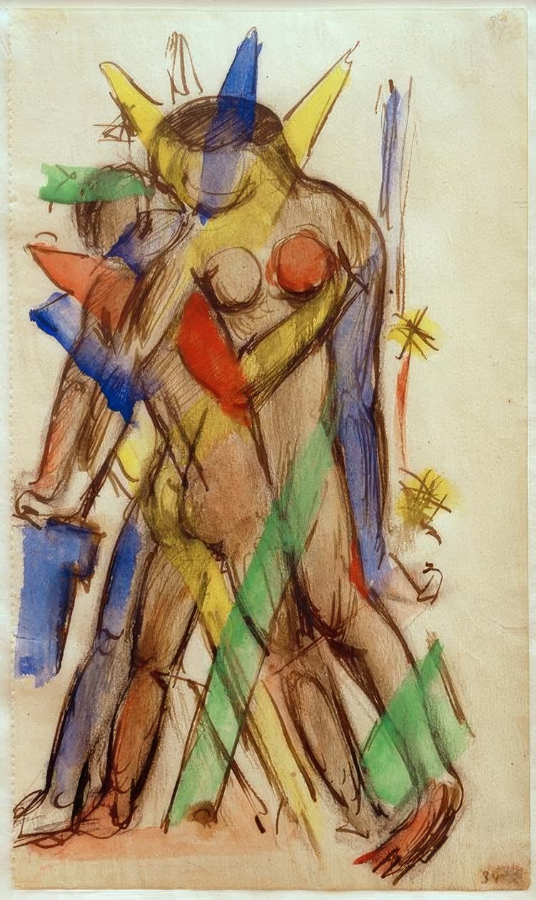 aşıklar by Franz Marc