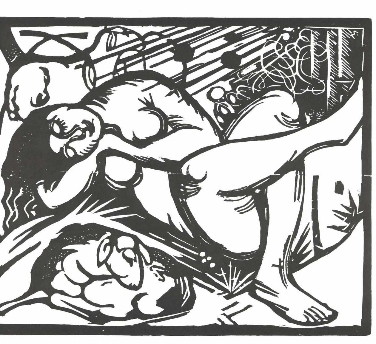 Uyuyan çoban by Franz Marc