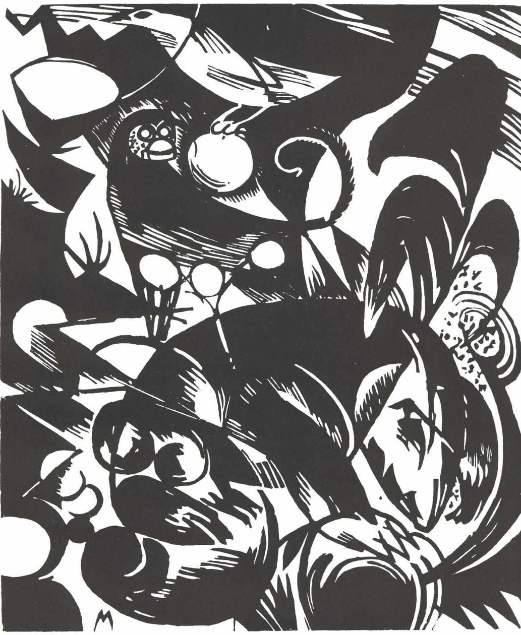 Yaratılış by Franz Marc
