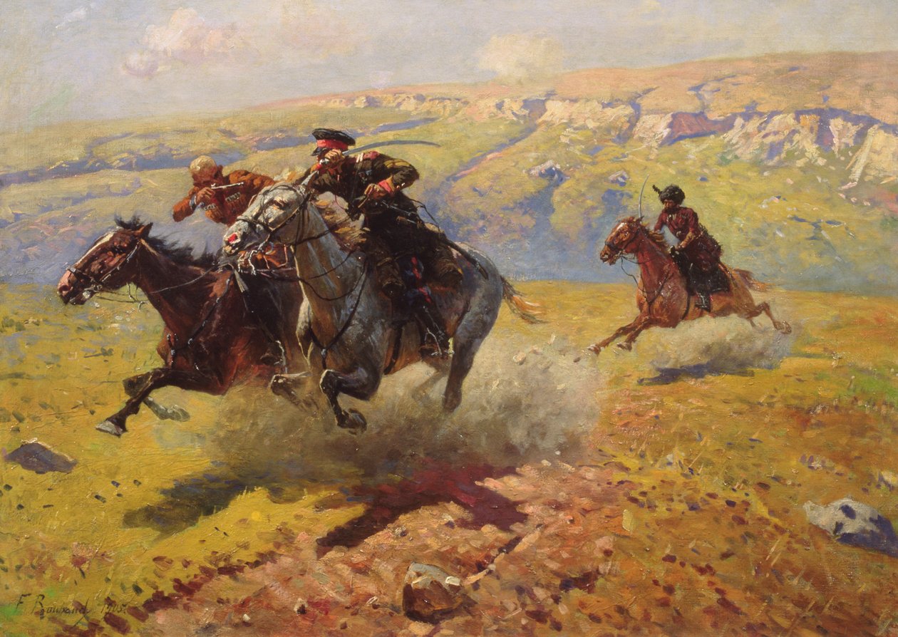 Düello, 1905 by Franz Roubaud
