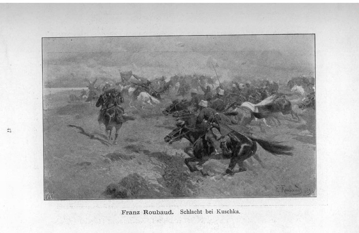 Kuschka Savaşı by Franz Roubaud