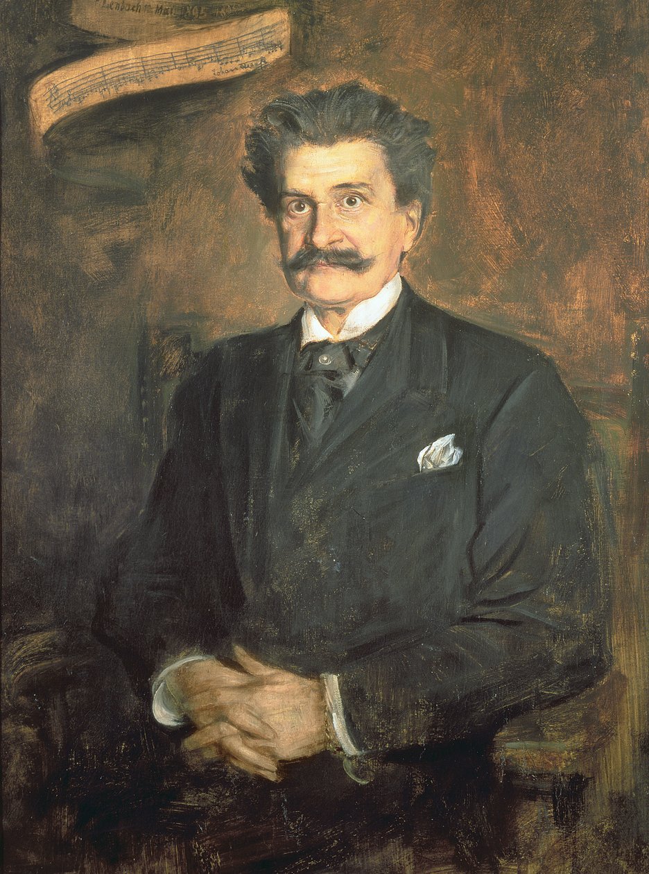 Johann Strauss Genç, 1895 by Franz Seraph von Lenbach