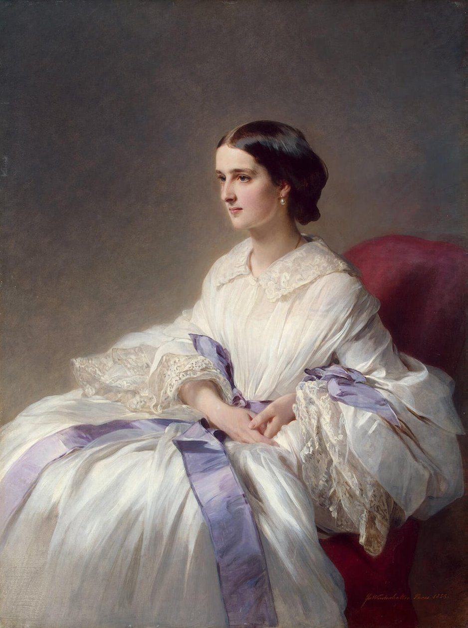 Kontes Olga Shuvalova by Franz Xaver Winterhalter