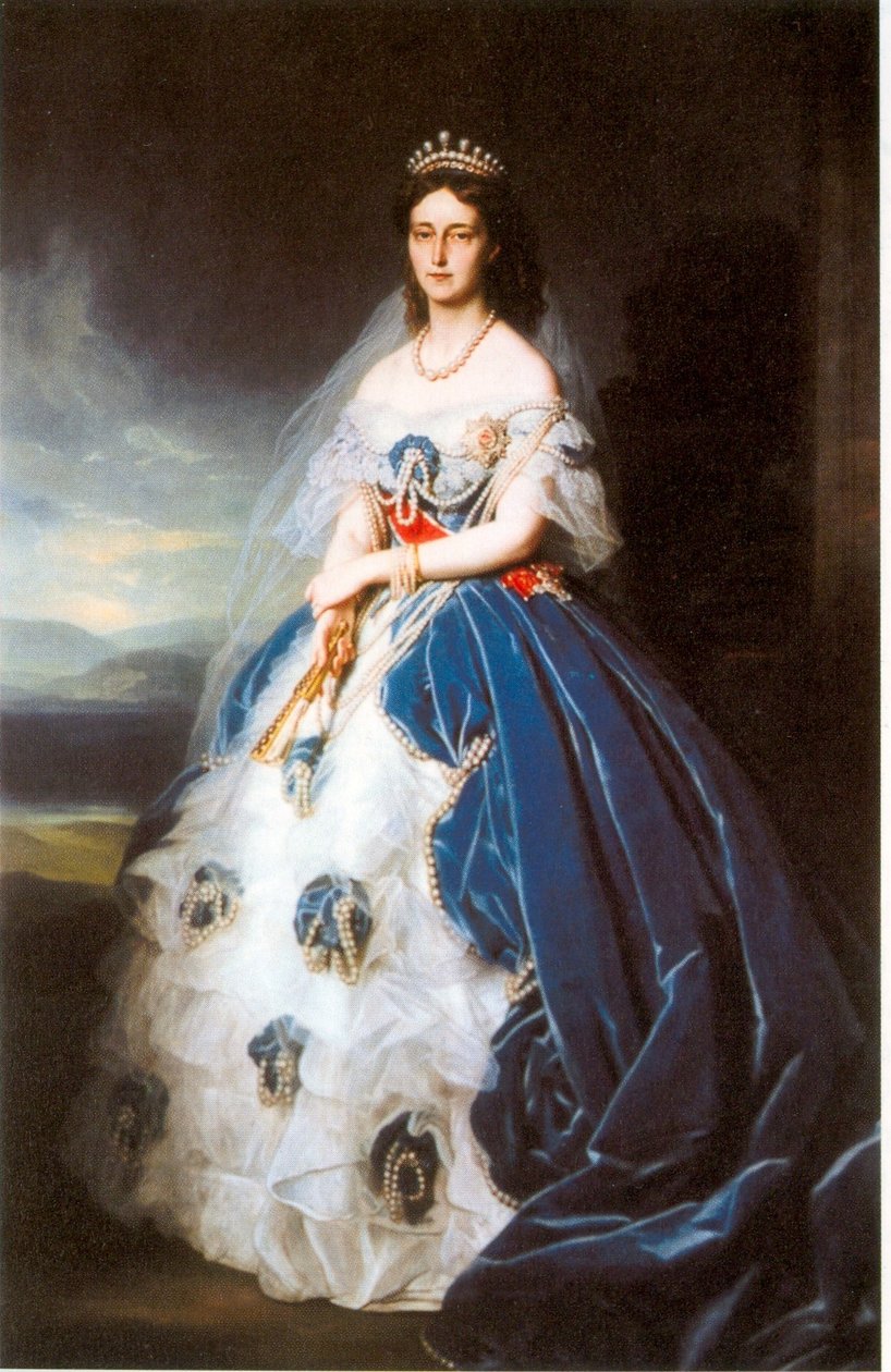 Büyük Düşes Olga by Franz Xaver Winterhalter