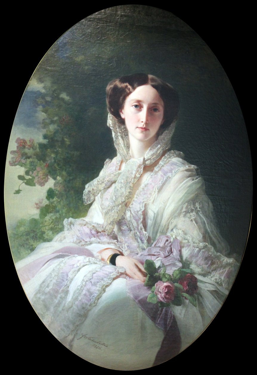Württemberg Veliaht Prensesi Olga (1822-1892) by Franz Xaver Winterhalter