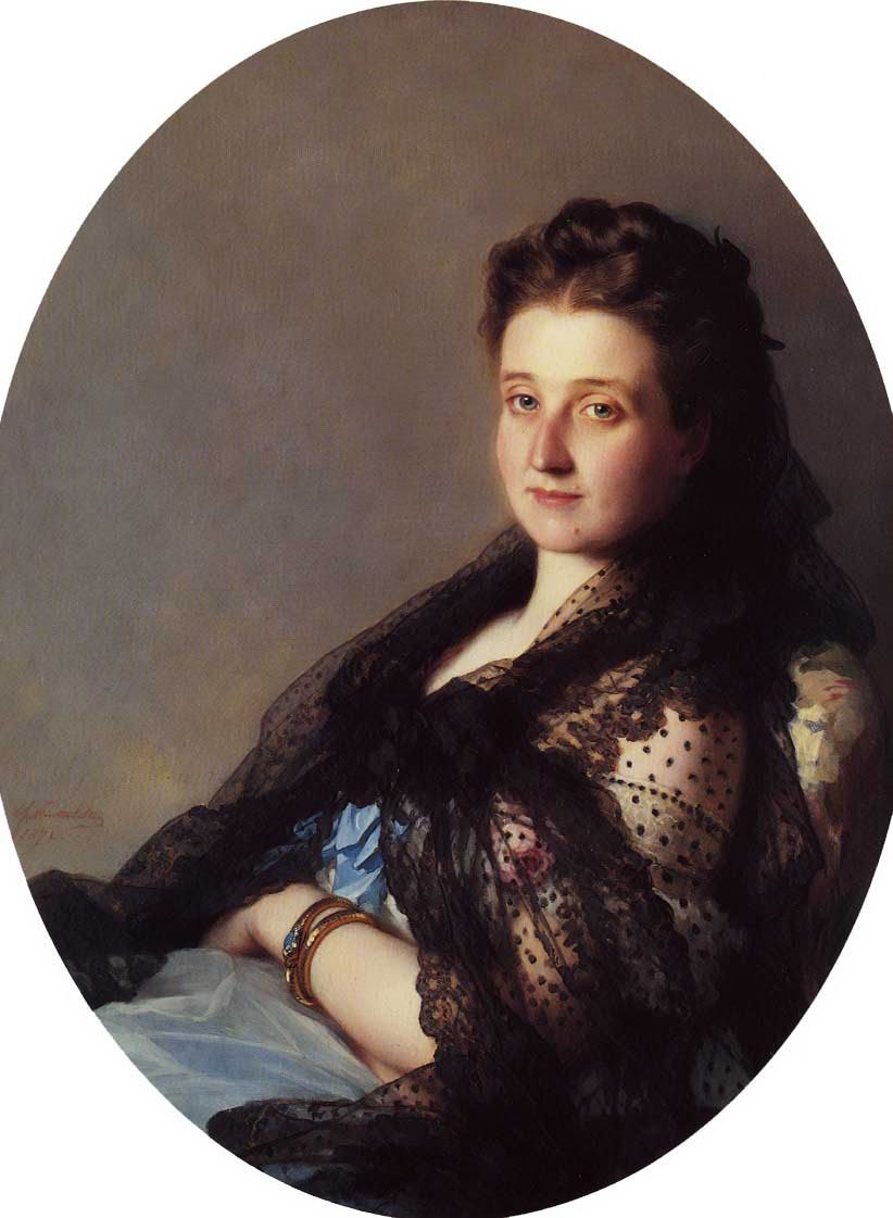 Bir bayanın portresi by Franz Xaver Winterhalter