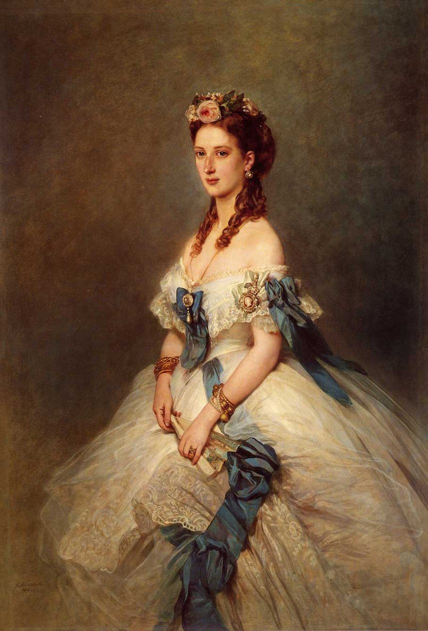 Galler Prensesi Kraliçe Alexandra by Franz Xaver Winterhalter