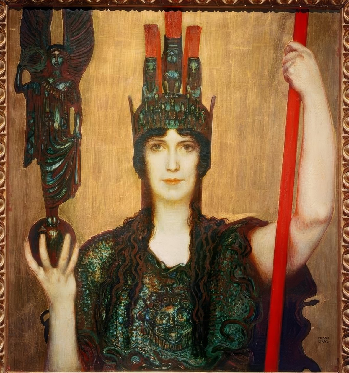 Pallas Atina by Franz von Stuck