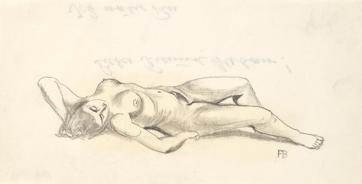 çıplak yatmak by Franz Barwig d. Ä.