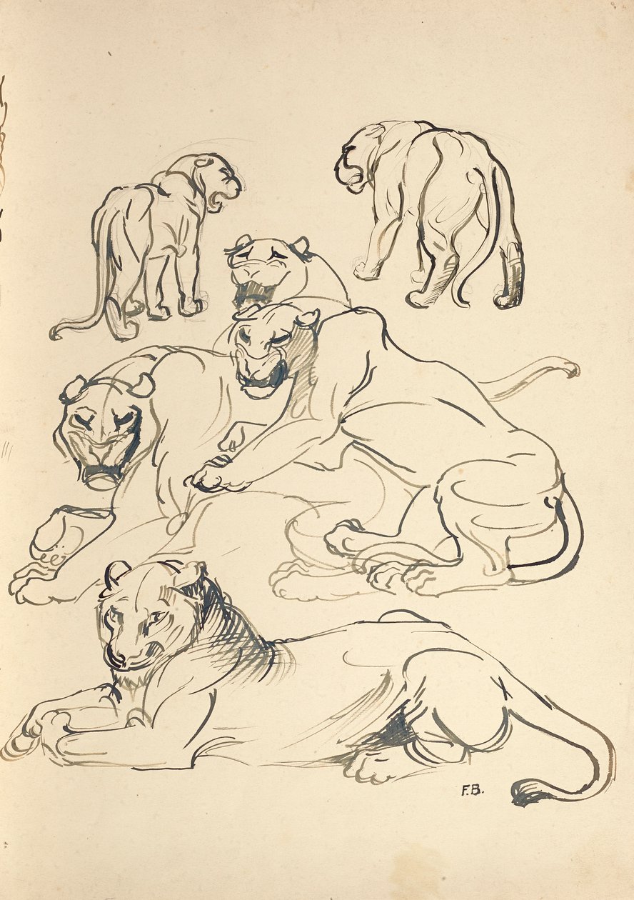 altı puma by Franz Barwig d. Ä.