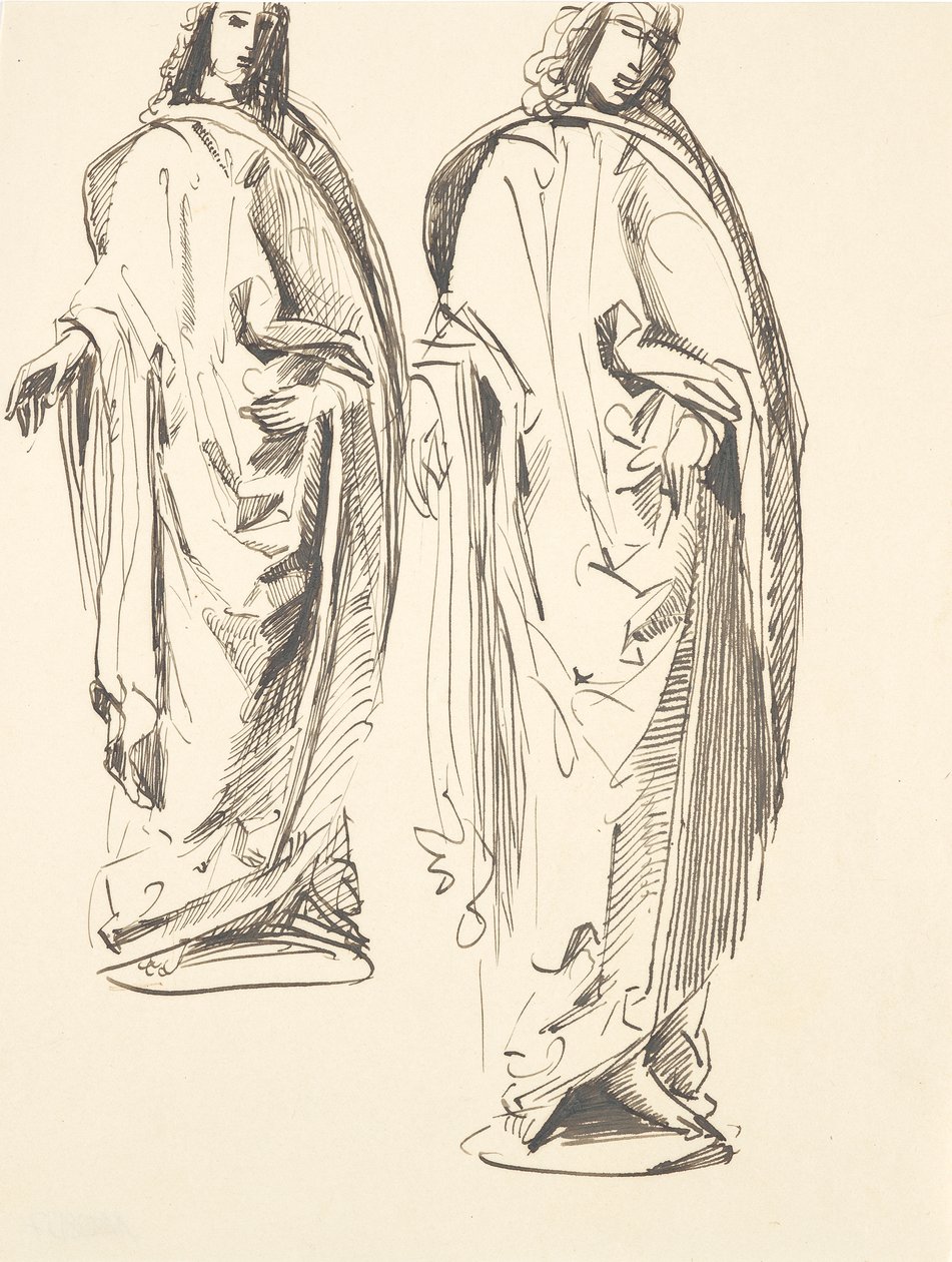 John için iki tasarım by Franz Barwig d. Ä.