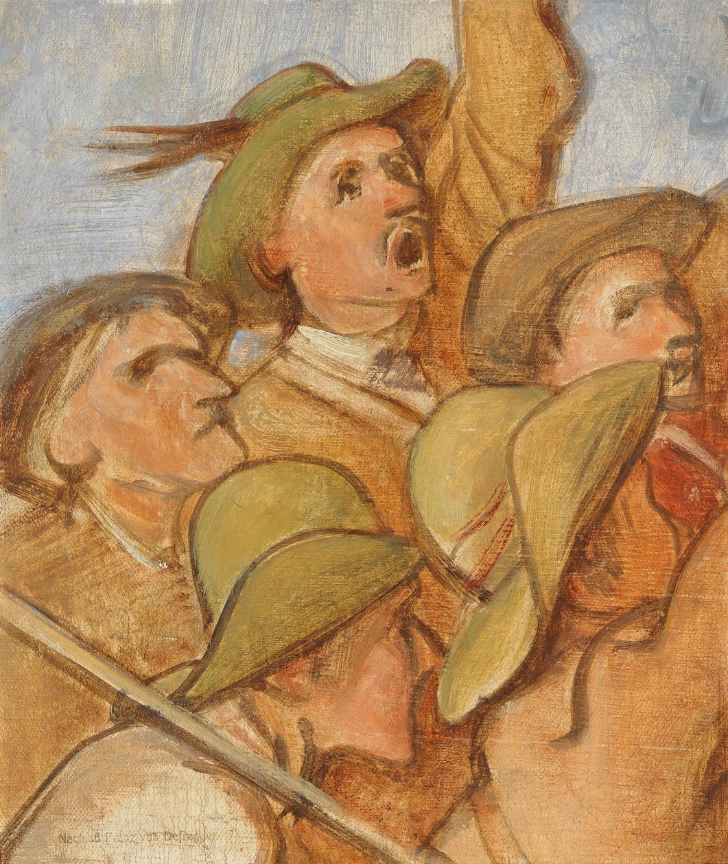 Çiftçiler (Tirol özgürlük savaşçıları) by Franz Defregger