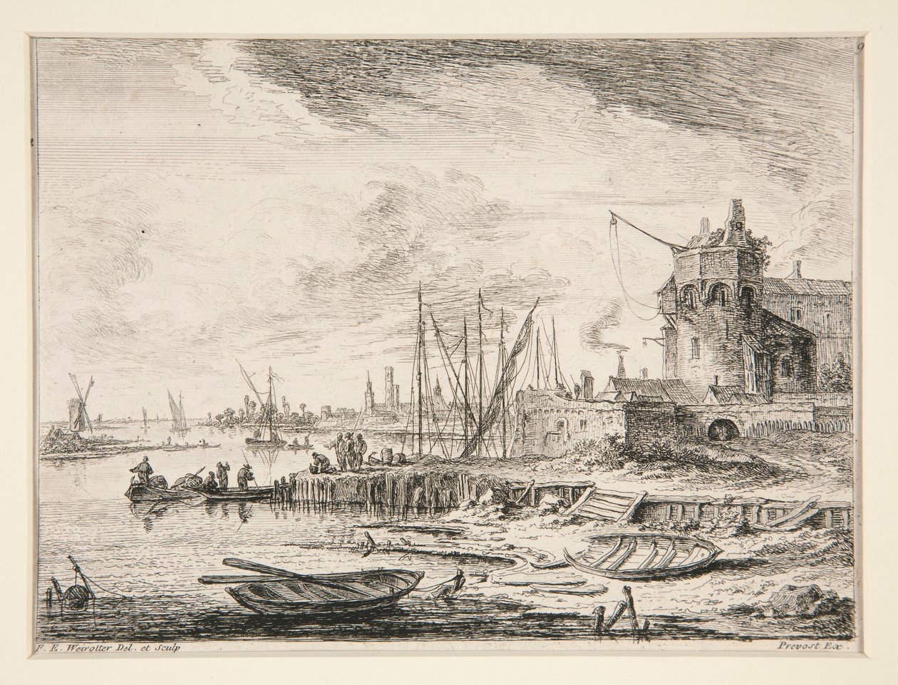 Liman Görünümü #9 by Franz Edmund Weirotter