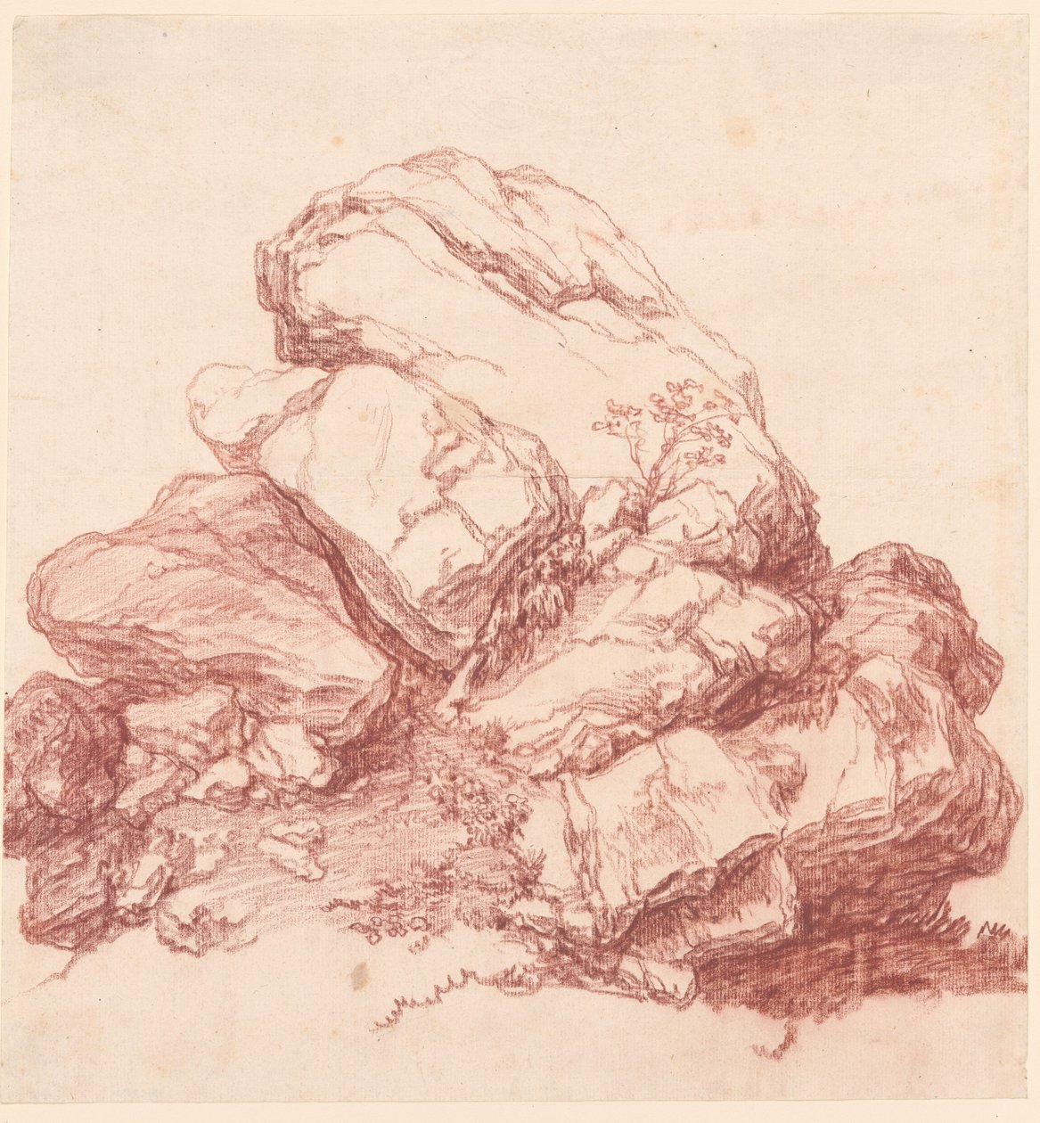 yıpranmış kayalar by Franz Edmund Weirotter
