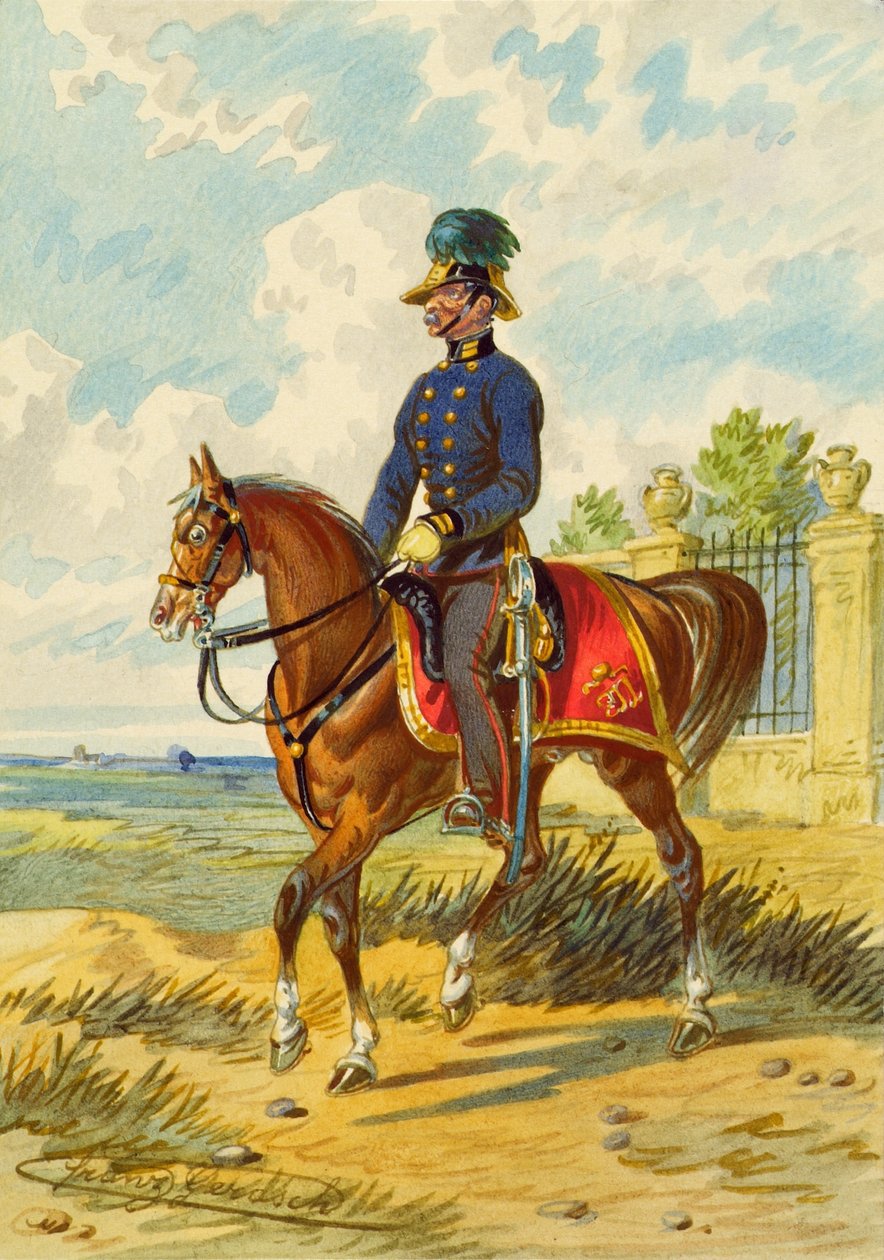 atlı asker by Franz Gerasch