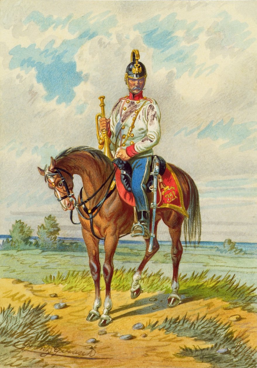 atlı asker by Franz Gerasch