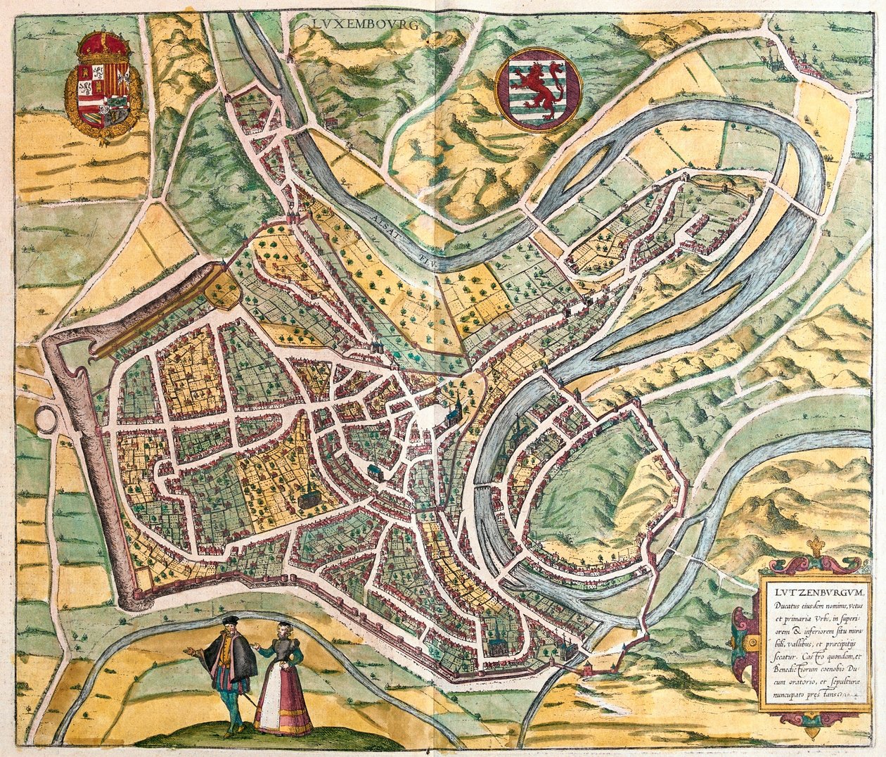 Lüksemburg by Franz Hogenberg