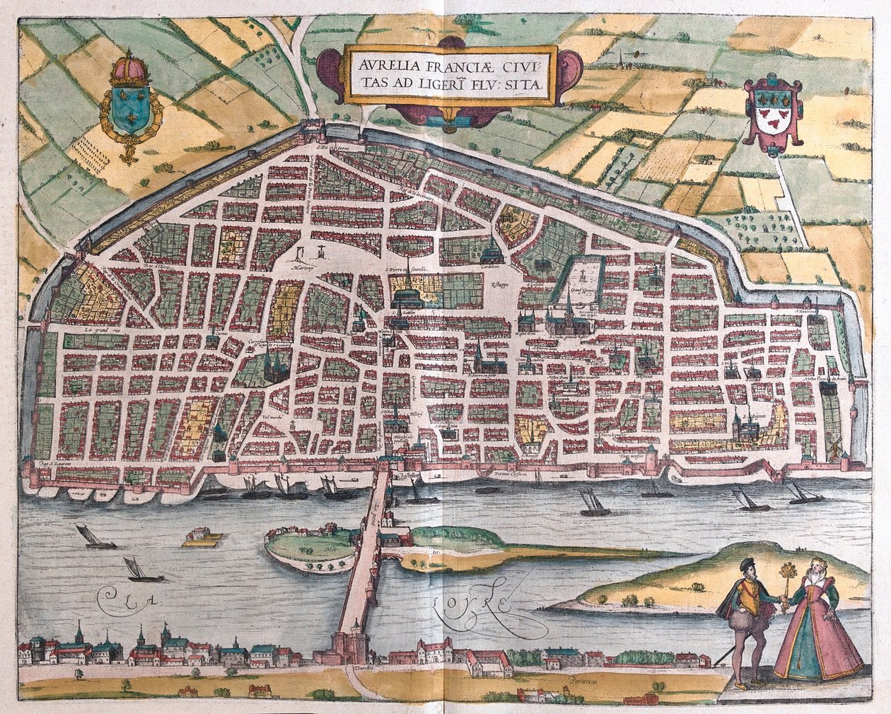 Orleans - Fransa by Franz Hogenberg