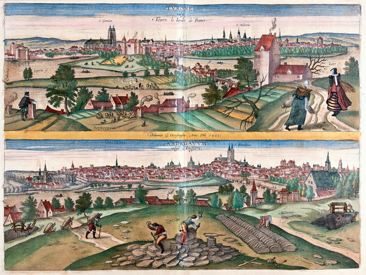 Turlar - Angers, Fransa