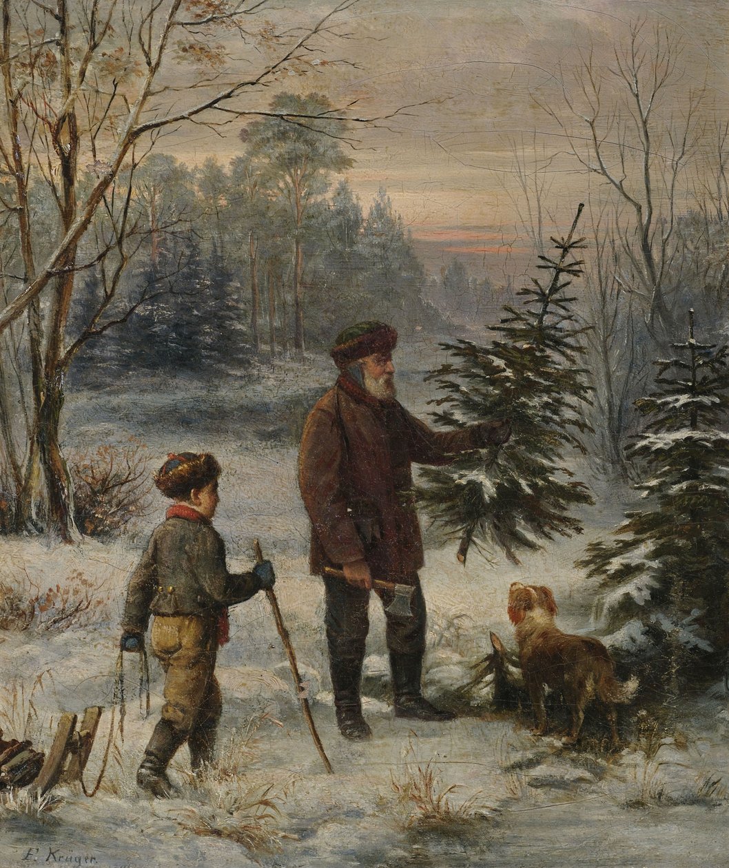 Noelden önce by Franz Krüger