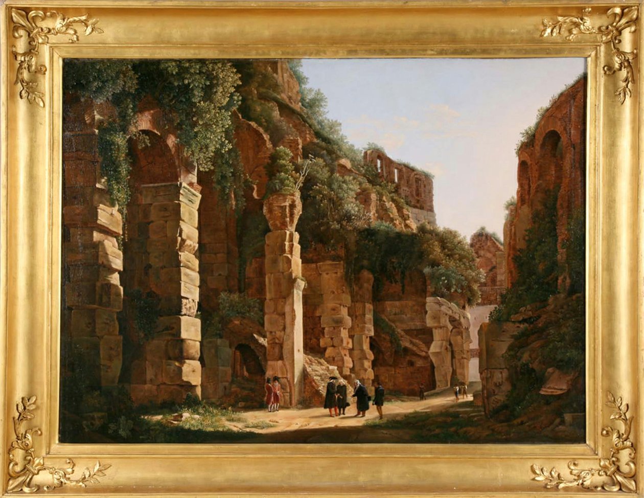 Kolezyum içinde, c. 1823. by Franz Ludwig Catel