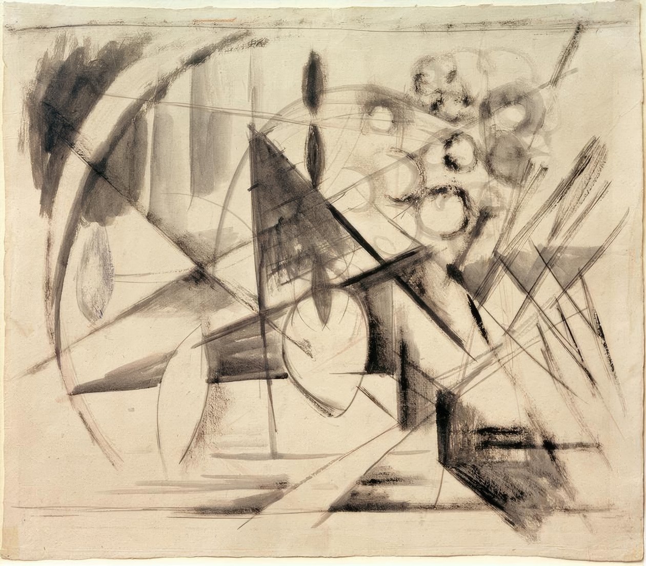 Soyut çizim by Franz Marc