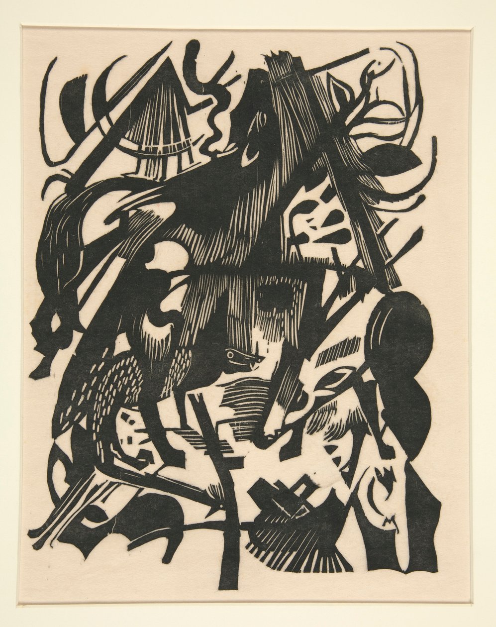 Kurtların Doğuşu. by Franz Marc