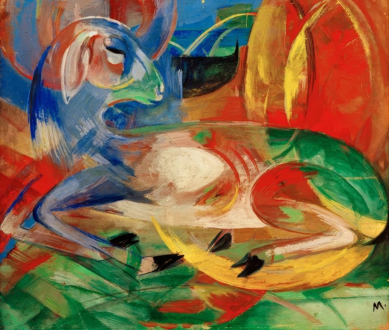 Mavi kuzu by Franz Marc
