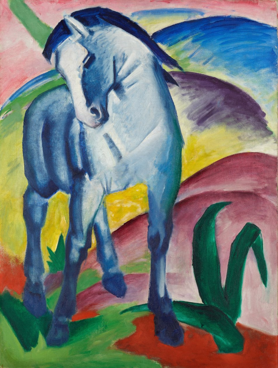 mavi at ben by Franz Marc