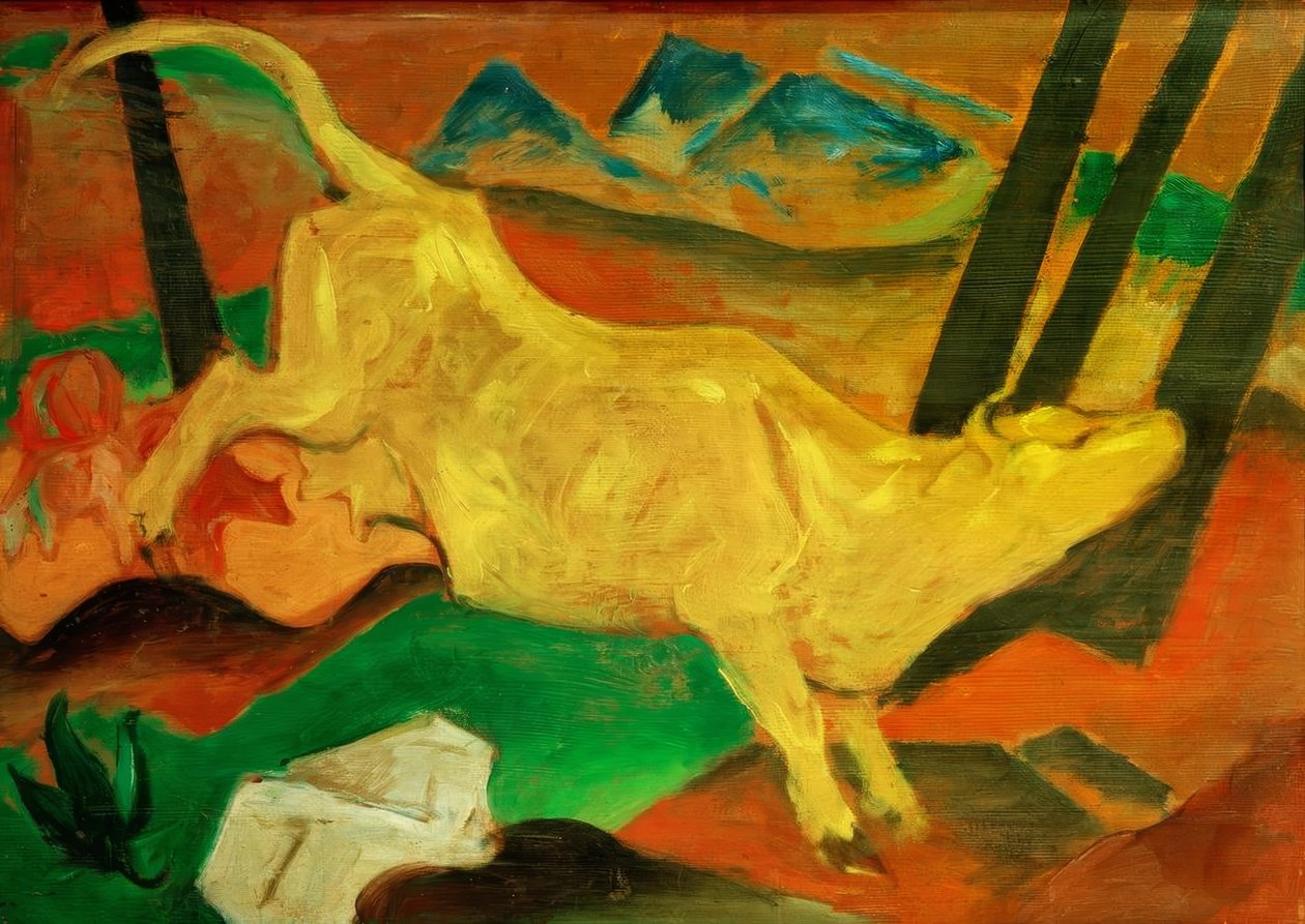sarı inek by Franz Marc