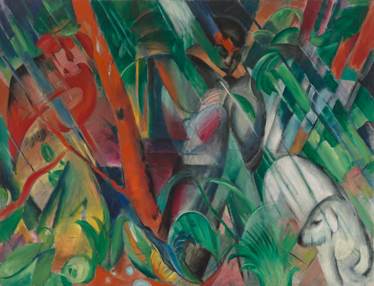 Yağmurda by Franz Marc