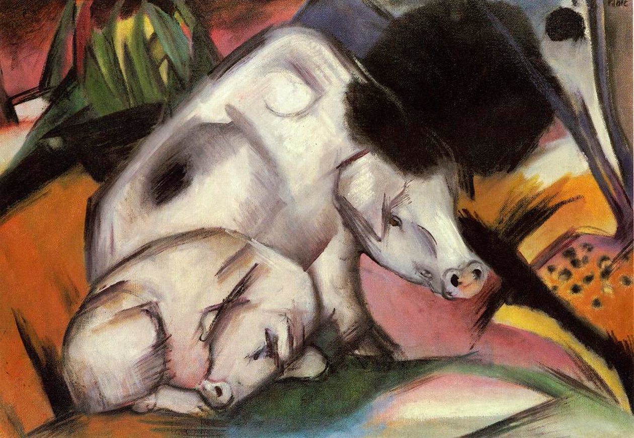 domuzlar by Franz Marc