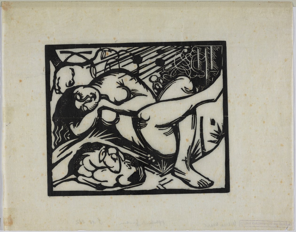 Uyuyan çoban by Franz Marc