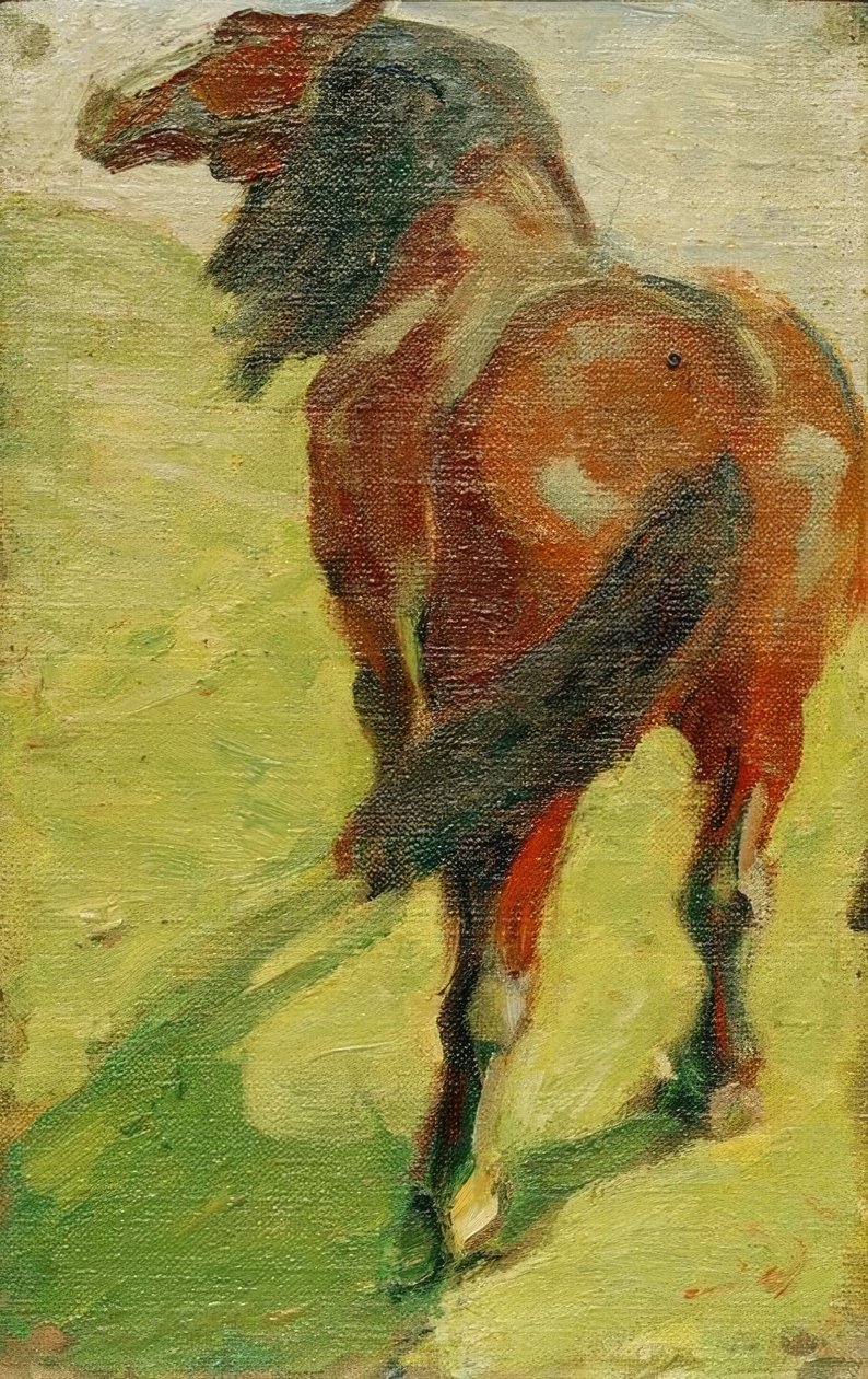 Bir Atın Çalışması by Franz Marc