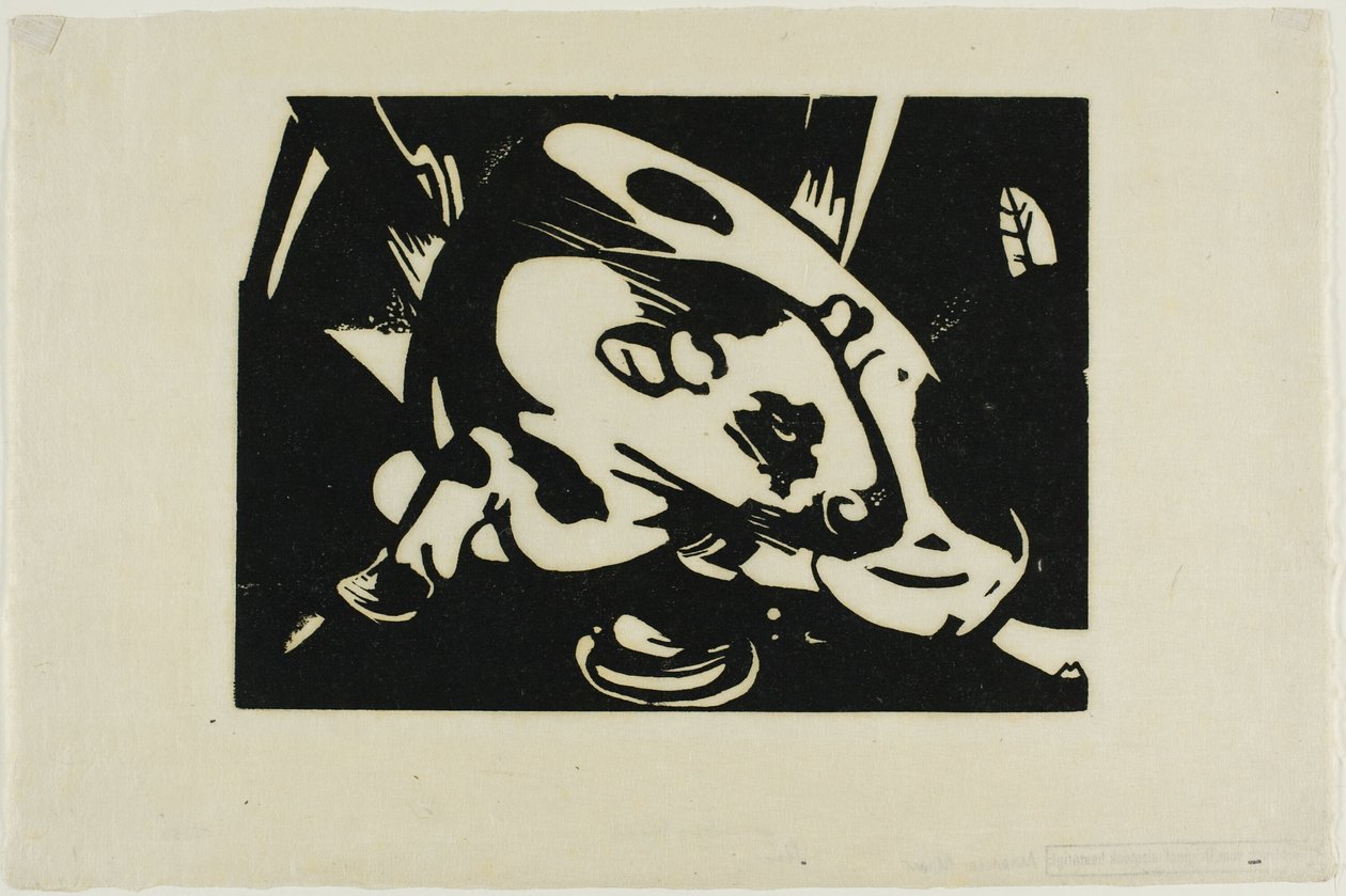 Boğa by Franz Marc