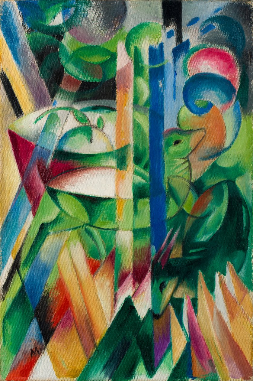 Küçük Dağ Keçileri by Franz Marc