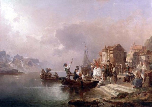 Norveç Düğünü by Franz Richard Unterberger